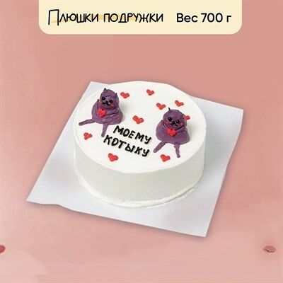Бенто-торт Моему котыку в Плюшки подружки по цене 1925 ₽