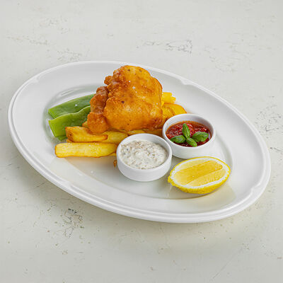 Фиш-энд-чипс с картофелем фри в SFB Minsk по цене 48 р.