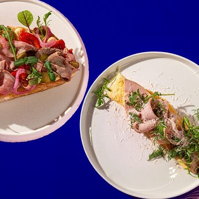 Комбо французский омлет + брускета с ростбифом в Yeti по цене 999 ₽