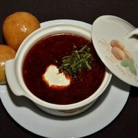 Борщ с мясом в Гастрономический Паб
