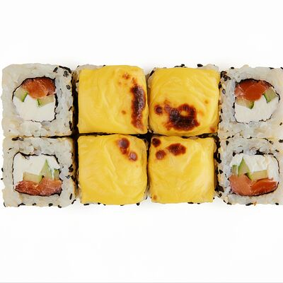 Запеченный Салмон чиз в Суши Папа по цене 510 ₽