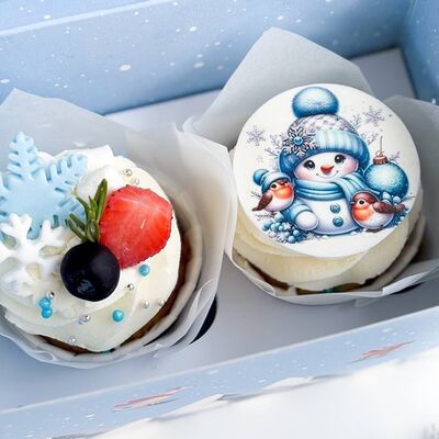 Набор капкейков к Новому году №2в Tortterry по цене 800