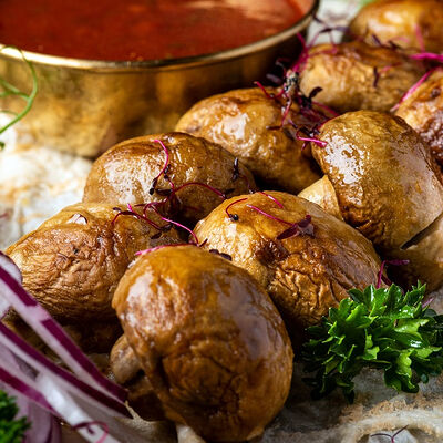 Шампиньоны на мангале доставка в Еда Да по цене 310 ₽