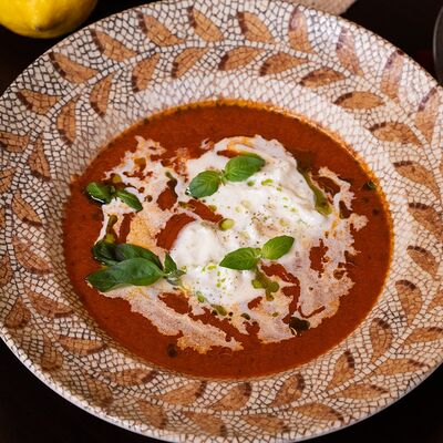 Томатный суп со страчателлой в Romanico по цене 850 ₽