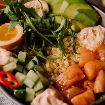 Боул с Лососем в Мама Хуана по цене 26 р.