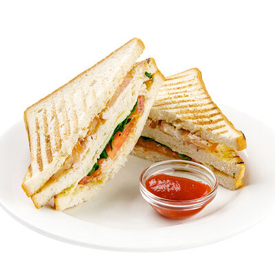 Клаб-сэндвич с курой в Кофеин по цене 330