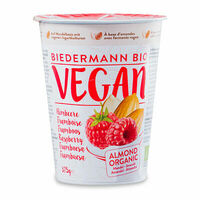 Йогурт Molkerei Biedermann Ag веганский био из миндального молока с малиной Швейцария в Азбука Вкуса Экспресс Меню