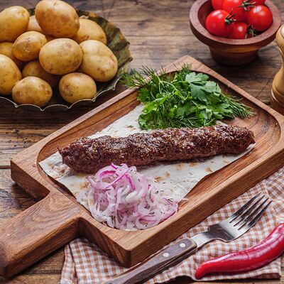 Люля-кебаб из говядины в Пельмения по цене 684 ₽