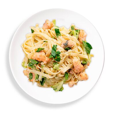 Паста с лососем и брокколи в Marketplace по цене 339 ₽