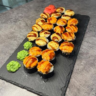 Горячий Сет Запеченный Хосомаки в Ясураги по цене 1235 ₽