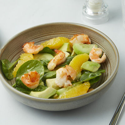 Салат с креветками и апельсином в Блеск по цене 470