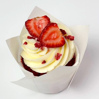 Капкейк Красный бархат в Tortterry по цене 300 ₽