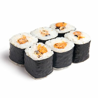 Мини-ролл с мидиями в Некруглая пицца и роллы по цене 209 ₽