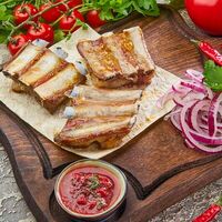 Шашлык из бараньих ребрышек в Ялла