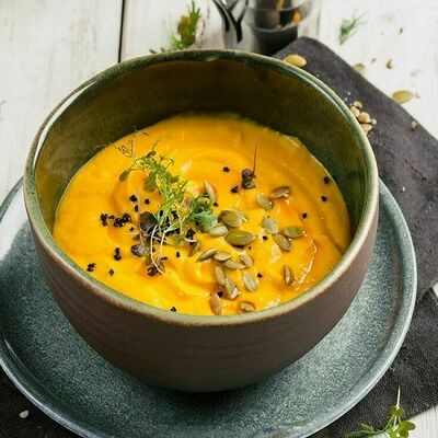 Тыквенный крем-суп в Баклажан в ТЦ 