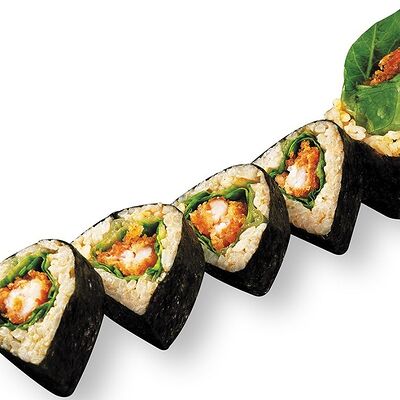 Острый ролл с жареной креветкой в Сыто Пьяно по цене 259 ₽