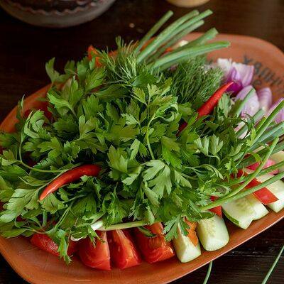 Овощной букет в Хванчкара по цене 780 ₽