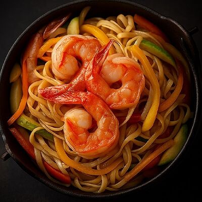 Удон с креветками в Love Rolls по цене 449 ₽