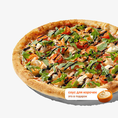 Пицца с креветками в Много лосося по цене 970 ₽