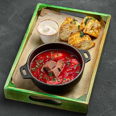 Борщ с говядиной в Гранат по цене 420