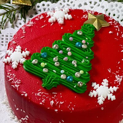 Бенто-торт Елочкав Сладкое бюро по цене 2100 ₽
