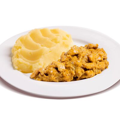Картофельное пюре с курицей карри в Сковородовна по цене 359 ₽