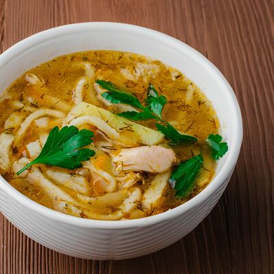 Суп-лапша с курицей в БлиновЪ по цене 186