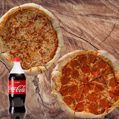 Комбо Пицца Пеперони и Маргарита №2в Mr. Плюшкин по цене 1500 ₽