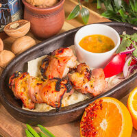 Шашлык из курицы в апельсиновом маринаде в Мушмула