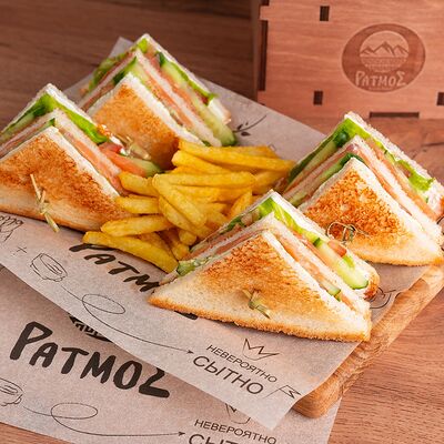 С семгой в Patmos по цене 480 ₽