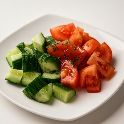 Овощной салат в Кафе по цене 160 ₽