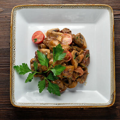 Фрикасе из телячьей вырезки в Парк-отель Усадьба по цене 847 ₽