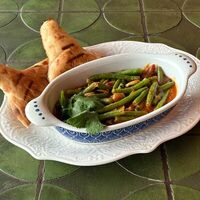 Стручковая фасоль в грузинских специях в Двор Помидор