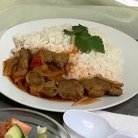 Поджарка из свининыв Семейная кулинария