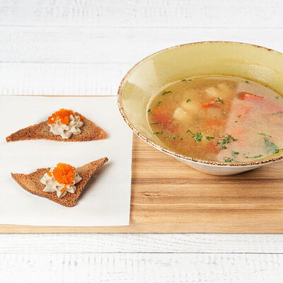 Уха с судаком и треской в АндерСон по цене 460 ₽