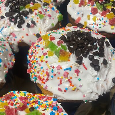 Кулич цукаты-шоколад в Хлебное место по цене 500 ₽