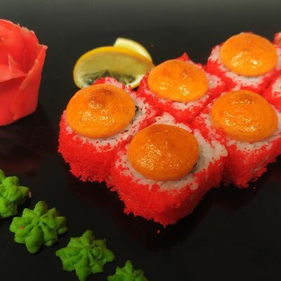 Запеченный с крабом острый в Pipirolly по цене 450