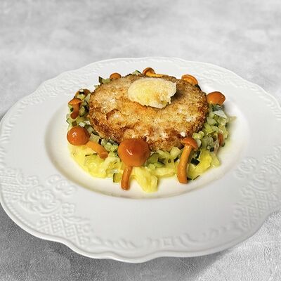 Котлета щучья с тартаром из огурцов в MaMa Mia по цене 755 ₽