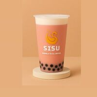 Молочная клубника с крем-чизомв Sisu bubble tea