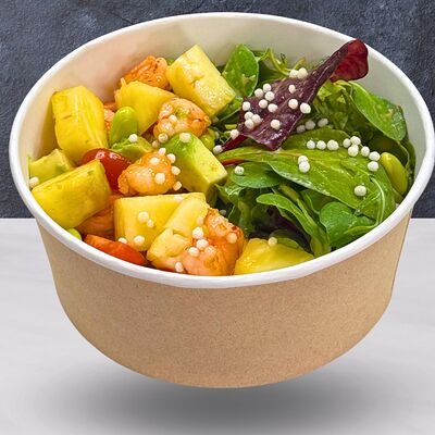 Поке Креветка-Ананас Ким-чи в Axolottea по цене 770 ₽