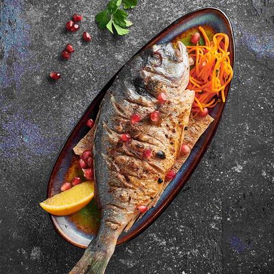 Дорадо на углях в Чайхана Райхан по цене 930 ₽