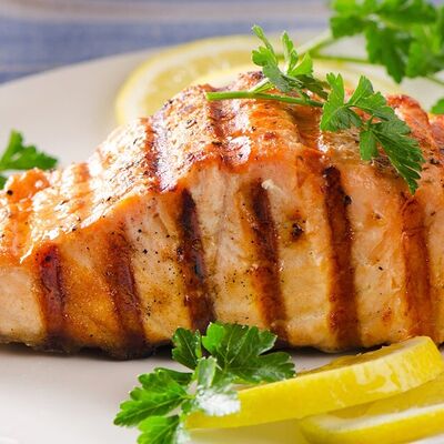 Сёмга жареная в Жемчужина по цене 1100 ₽