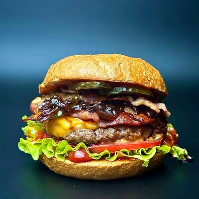 Бургер BBQ Джексон в #BEEFштекс по цене 720 ₽
