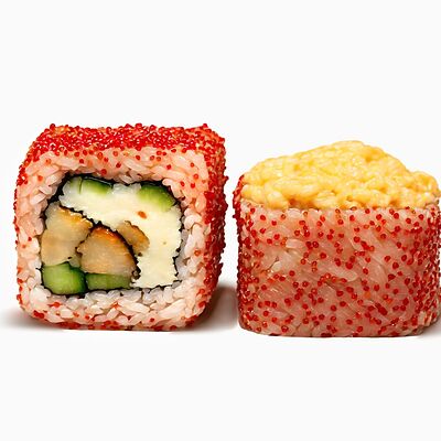 Запеченная Калифорния с угрем в Pomodoro по цене 600 ₽