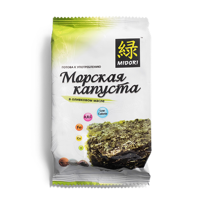 Чипсы нори в оливковом масле Midori в Кухня на районе по цене 89 ₽