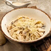 С курицей и грибами в Papito