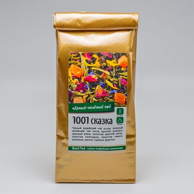 Чёрно-зелёный чай 1001 сказка в Тепло по цене 179 ₽