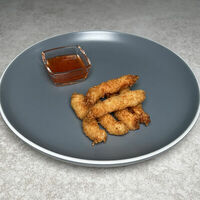 Креветки в темпуре с соусом Чили в Risoy