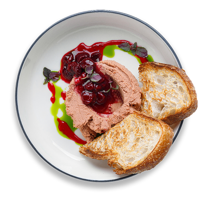 Паштет из куриной печени в Пить кофе Библиотека по цене 579 ₽