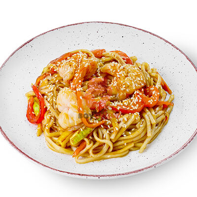 Удон с креветками в Ваусуши по цене 473 ₽